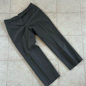 Talbots Signature Straight Deep Lined Gray Pants